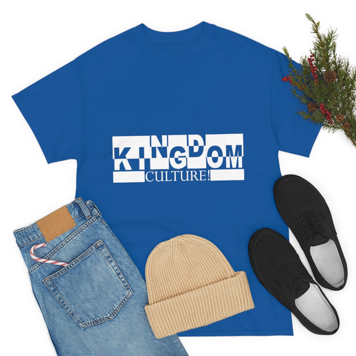 Kingdom Culture Womens Unisex Heavy Cotton Tee