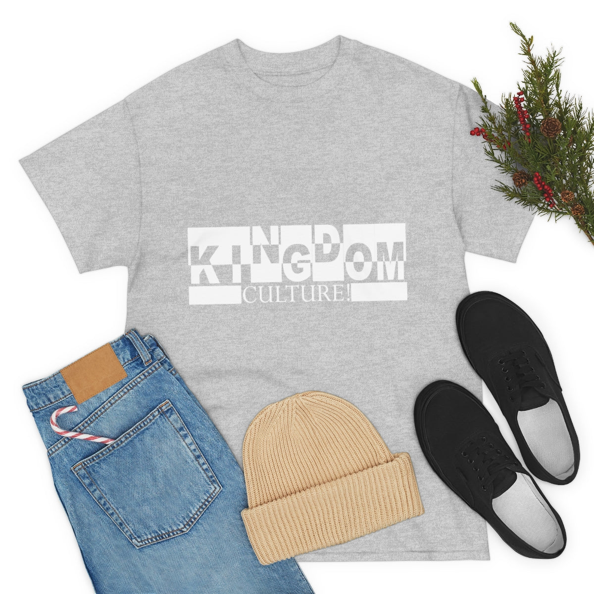 Kingdom Culture Womens Unisex Heavy Cotton Tee