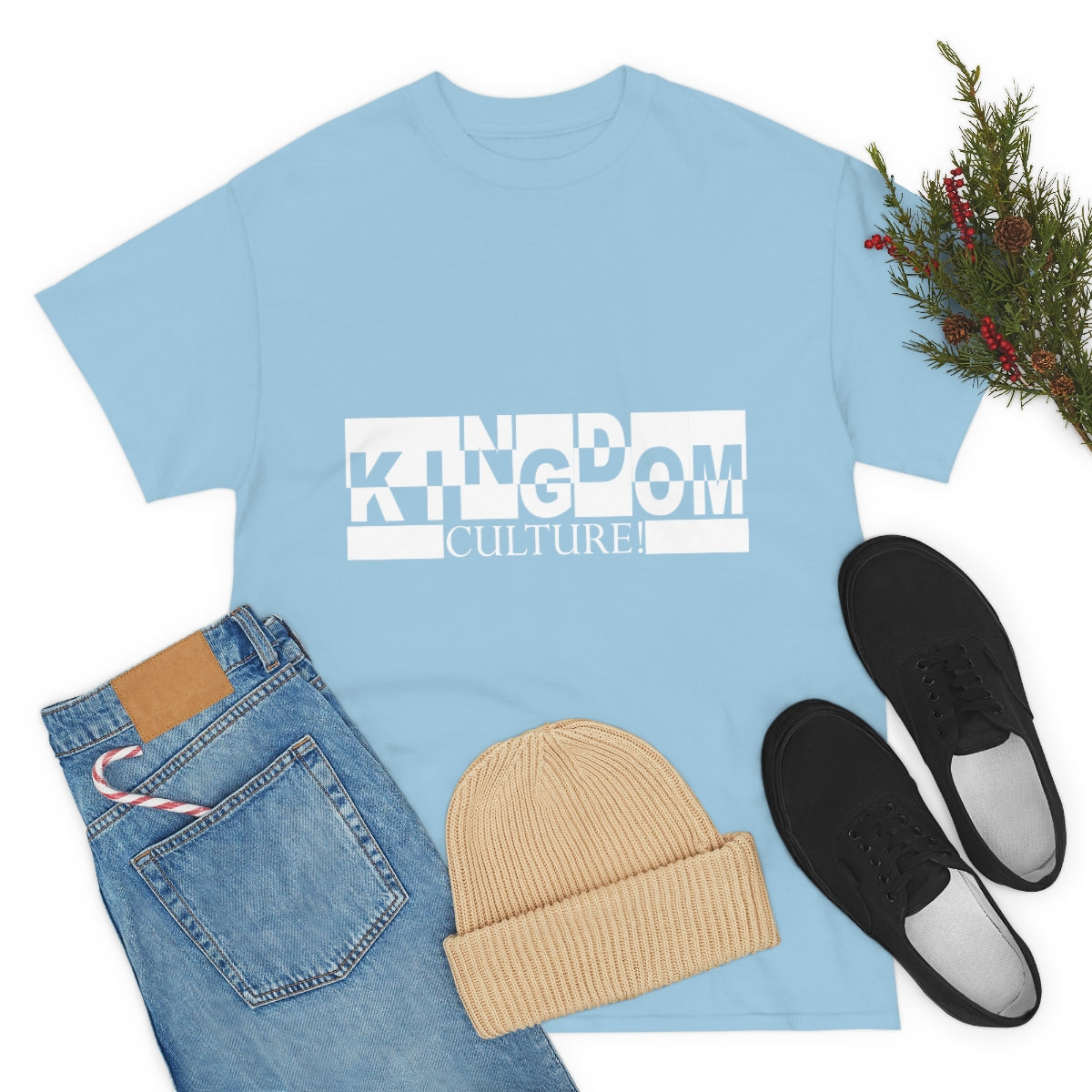 Kingdom Culture Womens Unisex Heavy Cotton Tee