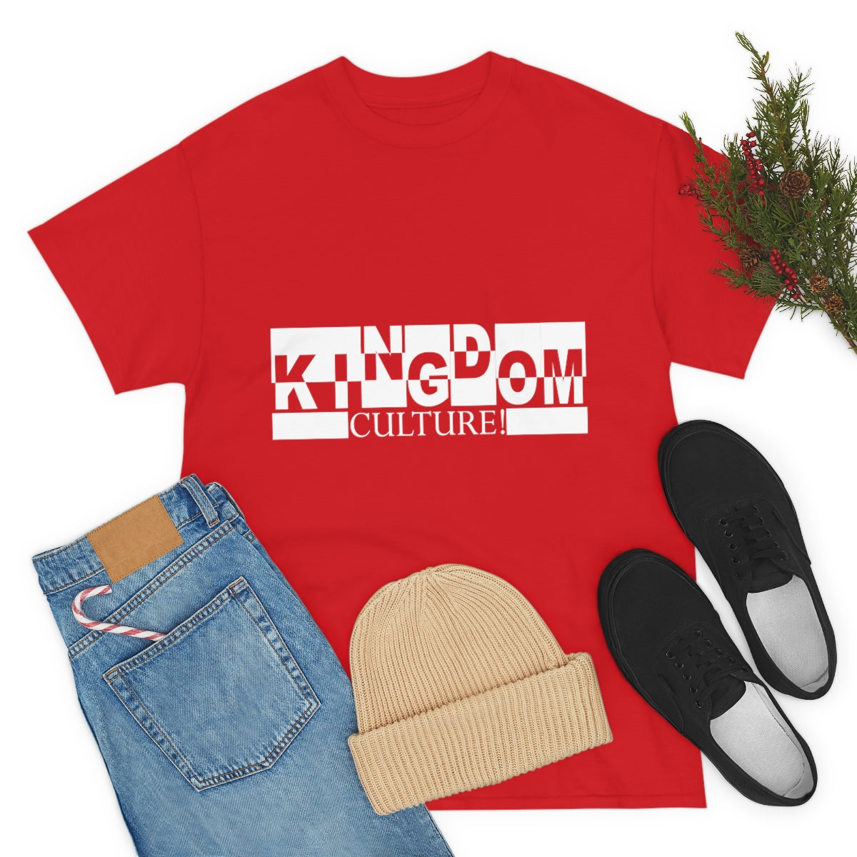 Kingdom Culture Womens Unisex Heavy Cotton Tee