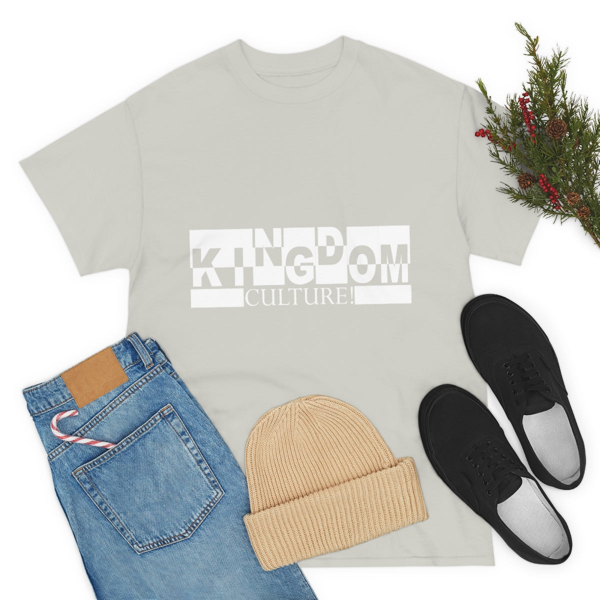 Kingdom Culture Womens Unisex Heavy Cotton Tee