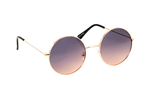 Free shipping PC Cat 3 UV400 Protection 2021 Round Rose Gold/Multi Women Sunglasses 1 Piece / Bag