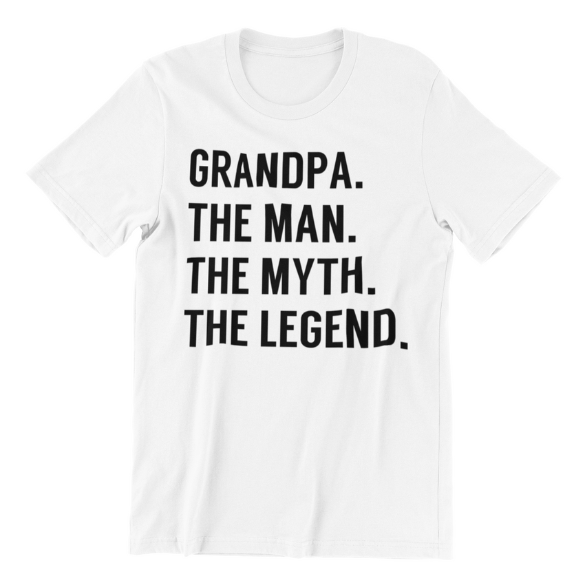 Grandpa Father's Day Shirt, Grandpa The Man The Myth The Legend Shirt