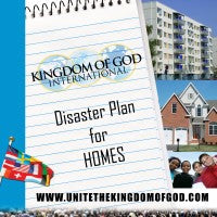 Kingdom of God International disaster Plan for Home