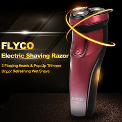 FLYCO Electric Shaver with 3D Floating Heads