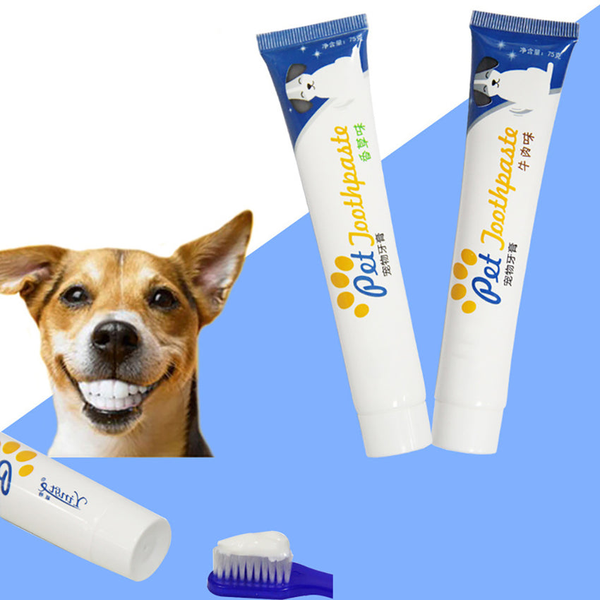 Edible Dog Puppy Cat Toothpaste Teeth Cleaning