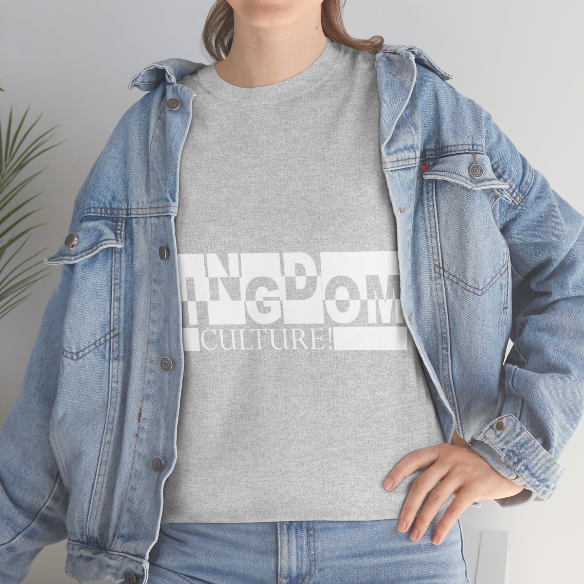 Kingdom Culture Womens Unisex Heavy Cotton Tee